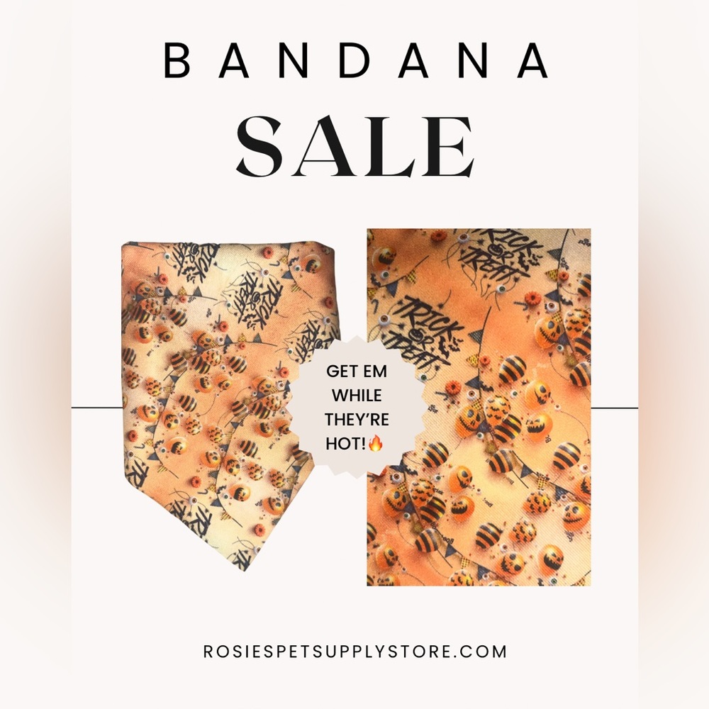 Halloween Pet Bandana